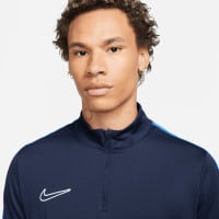 Nike Dri-Fit Academy 23 1/4-Zip Trainingstrui Donkerblauw Blauw Wit