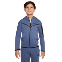 Nike Tech Fleece Kids Tracksuit Blue Black Black