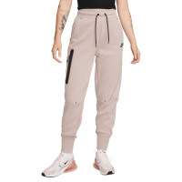 Nike Tech Fleece Trainingspak Essential Dames Beige Zwart