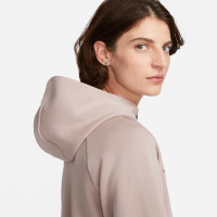 Nike Tech Fleece Trainingspak Essential Dames Beige Zwart