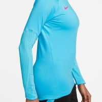 Nike Strike 23 Dri-Fit Trainingstrui 1/4-Zip Dames Lichtblauw Roze