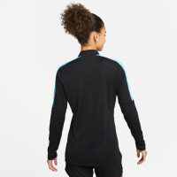 Nike Academy 23 Dri-Fit Tracksuit 1/4-Zip Women's Black Light Blue White