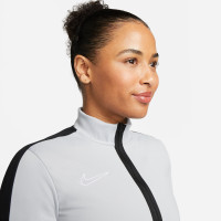 Nike Dri-FIT Academy 23 Full-Zip Trainingsjack Dames Grijs Zwart Wit