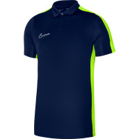 Nike Dri-Fit Academy 23 Polo Kids Dark Blue Yellow White