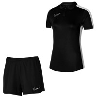 Nike Dri-Fit Academy 23 Women's Polo Training Set Black White