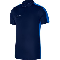 Nike Dri-Fit Academy 23 Polo Kids Dark Blue Blue White