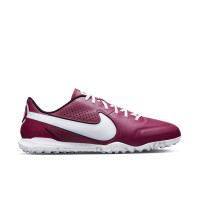 Nike Tiempo Legend 9 Academy Turf Football Shoes (TF) Burgundy White Blue