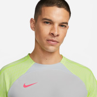 Nike Strike 23 Dri-Fit Training Shirt Grey Green Pink