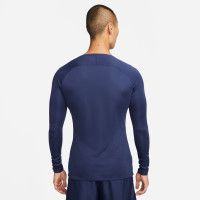 Nike Park Dri-Fit Long Sleeve Training Set Dark Blue White