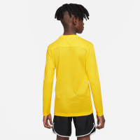 Nike Park VII Dri-Fit Kids Long Sleeve Football Shirt Yellow Black