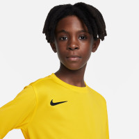 Nike Park VII Dri-Fit Kids Long Sleeve Football Shirt Yellow Black