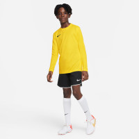 Nike Park VII Dri-Fit Kids Long Sleeve Football Shirt Yellow Black