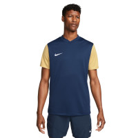 Nike Tiempo Premier II Football Shirt Dark Blue Gold