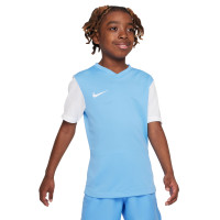 Blue nike shop football shirt