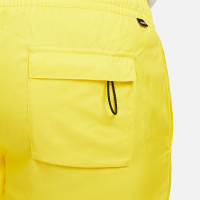 Nike Sportswear Club Woven Shorts Yellow White