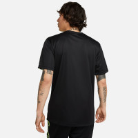 Nike Sportswear Repeat Summer Set Black Neon Yellow Grey