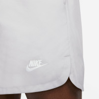 Nike Sportswear Club Woven Short Grey White