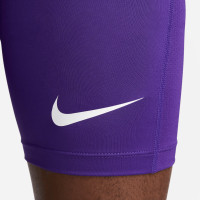 Nike Pro Dri-Fit Strike Sliding Shorts Purple White 