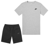 Nike Tech Fleece Club Summer Set Grey Black