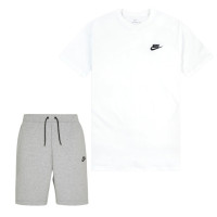 Nike Tech Fleece Club Summer Set White Grey