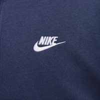 Nike Sportswear Club Fleece Tracksuit Dark Blue White