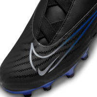 Nike Phantom GX Academy Grass/Artificial Grass Football Shoes (MG) Kids Black Blue