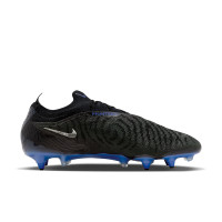 Nike Phantom GX Elite Iron-Nop Football Shoes (SG) Anti-Clog Black Blue