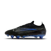 Nike Phantom GX Elite Iron-Nop Football Shoes (SG) Anti-Clog Black Blue