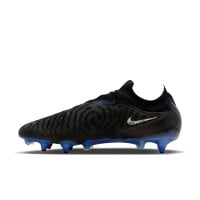 Nike Phantom GX Elite Iron-Nop Football Shoes (SG) Anti-Clog Black Blue