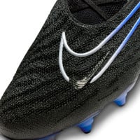 Nike Phantom GX Elite Iron-Nop Football Shoes (SG) Anti-Clog Black Blue