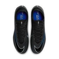 Nike Zoom Mercurial Superfly 9 Elite Gras Football Shoes (FG) Black Blue White