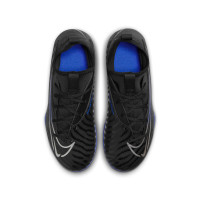 Nike Phantom GX Club Dynamic Fit Grass/Artificial Grass Football Shoes (MG) Kids Black Blue