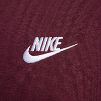 Nike Sportswear Club Fleece Tracksuit Hooded Dark Red White