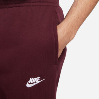 Nike Sportswear Club Fleece Sweat Pants Dark Red White