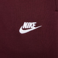 Nike Sportswear Club Fleece Sweat Pants Dark Red White