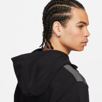 Nike Sportswear Fleece Tracksuit Hooded Black White Grey