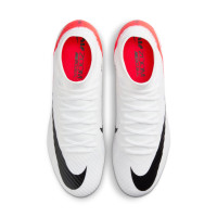 Nike Zoom Mercurial Superfly Academy 9 Iron-NOP Football Shoes (SG) Anti-Clog White Bright Red Black