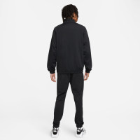 Nike Club Full-Zip Tracksuit Black White