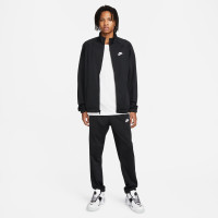 Nike Club Full-Zip Tracksuit Black White