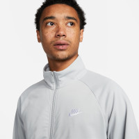 Nike Club Full-Zip Tracksuit Light Grey White