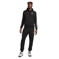 Nike Club Fleece Tracksuit Hooded Black White