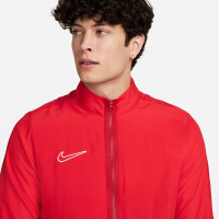 Nike Dri-FIT Academy 23 Full-Zip Trainingsjack Woven Rood Wit