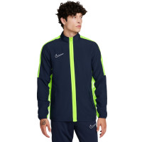 Nike Dri-FIT Academy 23 Full-Zip Trainingsjack Woven Donkerblauw Geel Wit