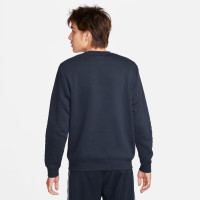 Nike Sportswear Crew Sweater Fleece Dark Blue