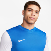 Nike Tiempo Premier II Blue White Football Shirt