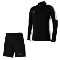 Nike Academy 23 Training Set 1/4-Zip Kids Black White