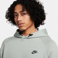 Nike Tech Fleece Hoodie Sportswear Groengrijs Zwart