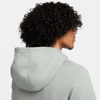 Nike Tech Fleece Hoodie Sportswear Groengrijs Zwart