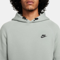 Nike Tech Fleece Hoodie Sportswear Groengrijs Zwart