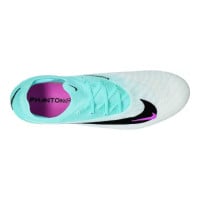 Nike Phantom GX Elite Iron Nop Football Shoes (SG) Pro Player Turquoise Grey Purple